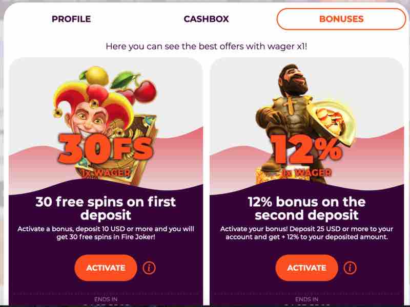 Bonus powitalny w kasynie online AllRight po rejestracji