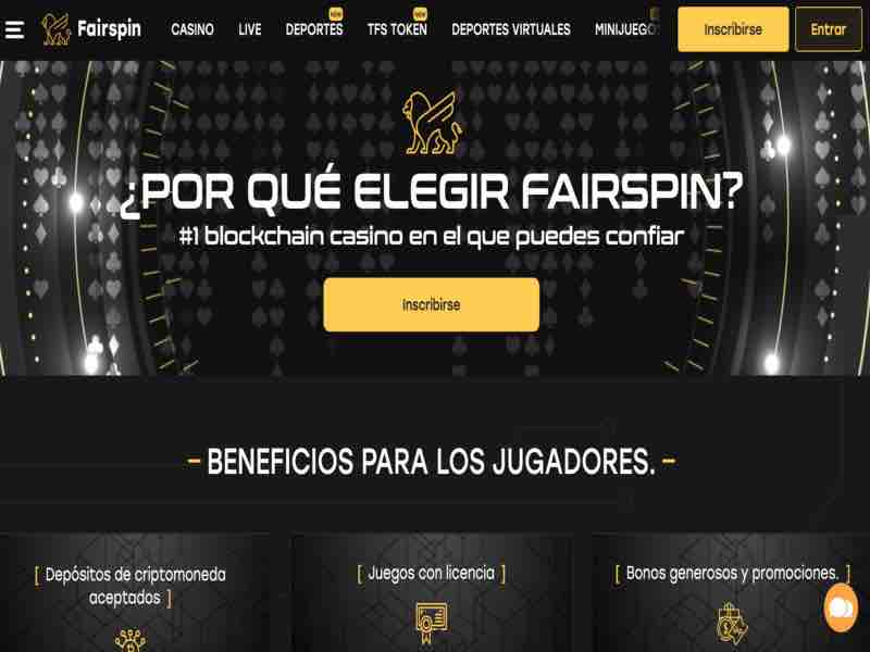 Jogue no casino online Fairspin