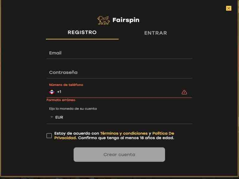 Regístrese en Fairspin blockchain casino para jugar a Aviator