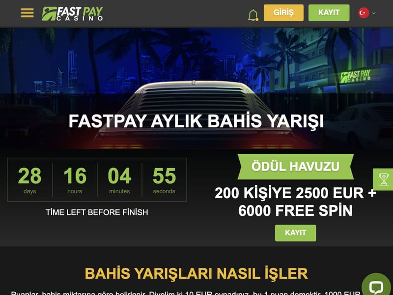 FastPay casino bonusları