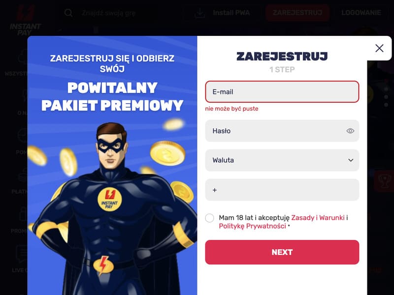 Korzyści z kasyna online InstantPay