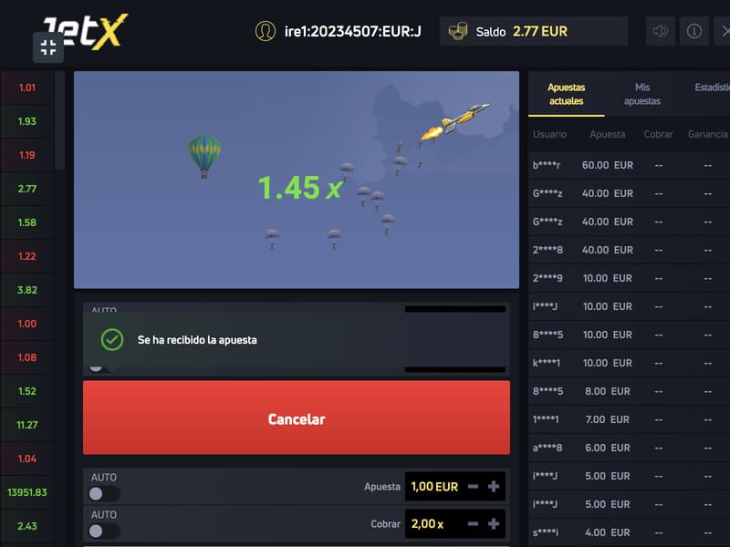 Estrategias y tácticas en Jet X