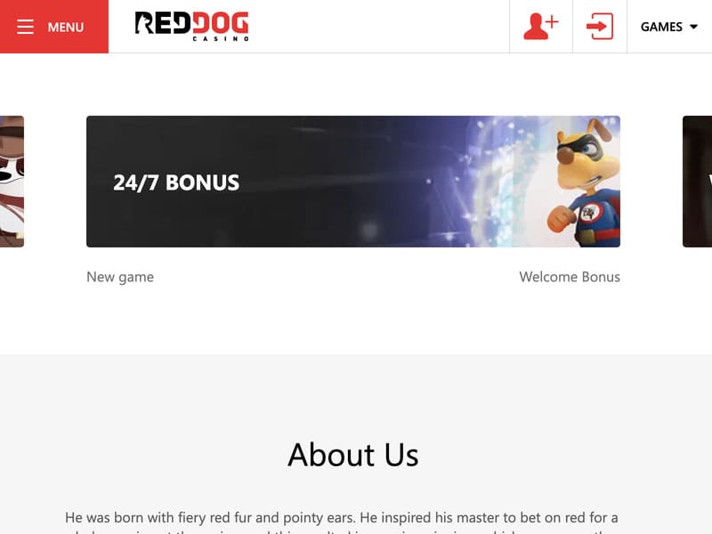 red dog casino account activation